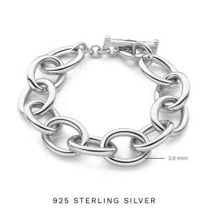 Bibbiena Poppi Adriane 925 sterling zilver Schakelarmband