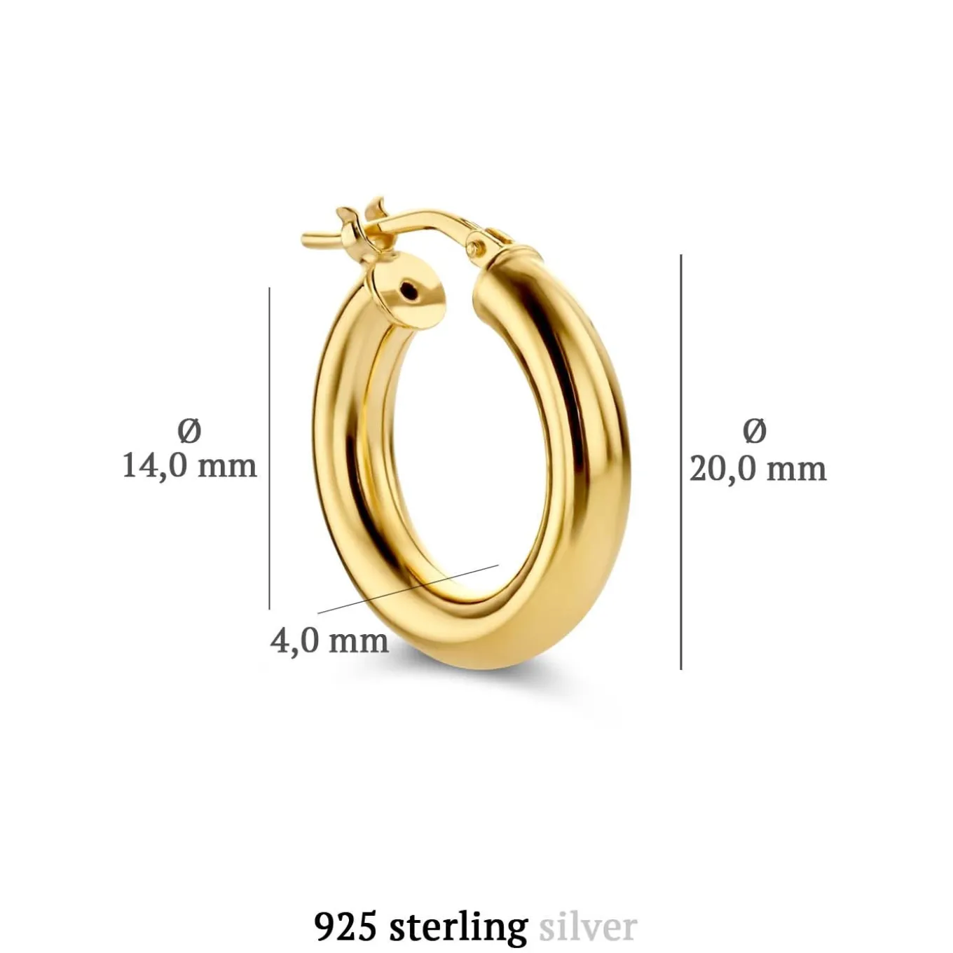 bibbiena_poppi_casentino__5-3.webp Bibbiena Poppi Casentino 925 sterling zilveren gold plated oorringen met 14 karaat gouden plating