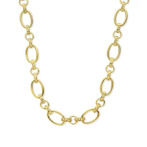 Bibbiena Poppi Clara 925 sterling zilver gold plated Schakelketting