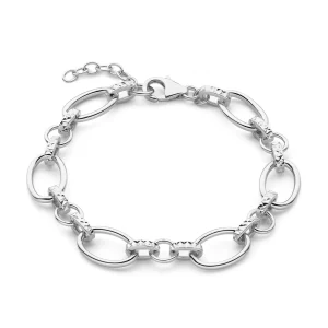 Bibbiena Poppi Clara 925 sterling zilver Schakelarmband