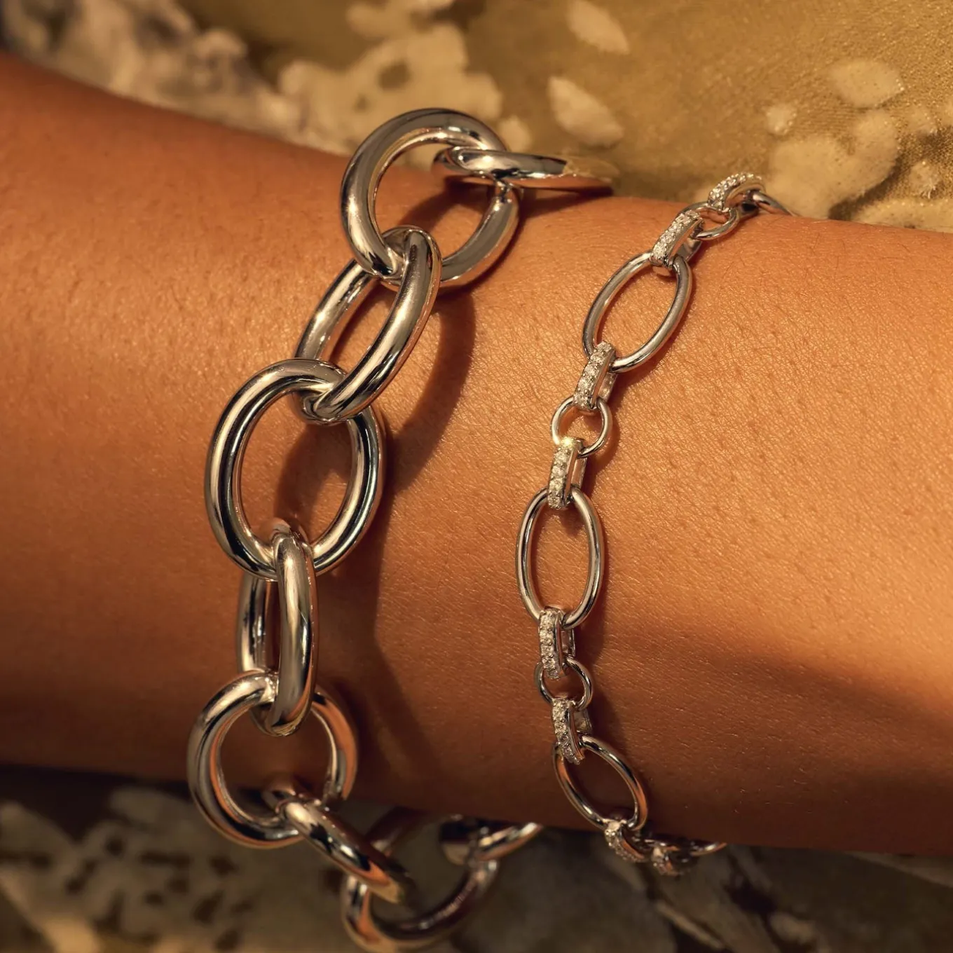 bibbiena_poppi_clara__ste_2-1.webp Bibbiena Poppi Clara 925 sterling zilver Schakelarmband  met zirkonia stenen