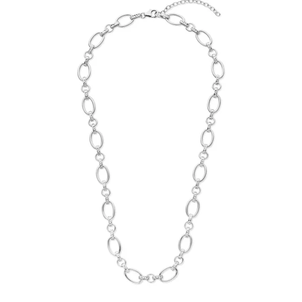 Bibbiena Poppi Clara te 925 sterling zilver Schakelketting