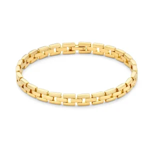 Bibbiena Poppi Dante 925 sterling zilver gold plated Schakelarmband