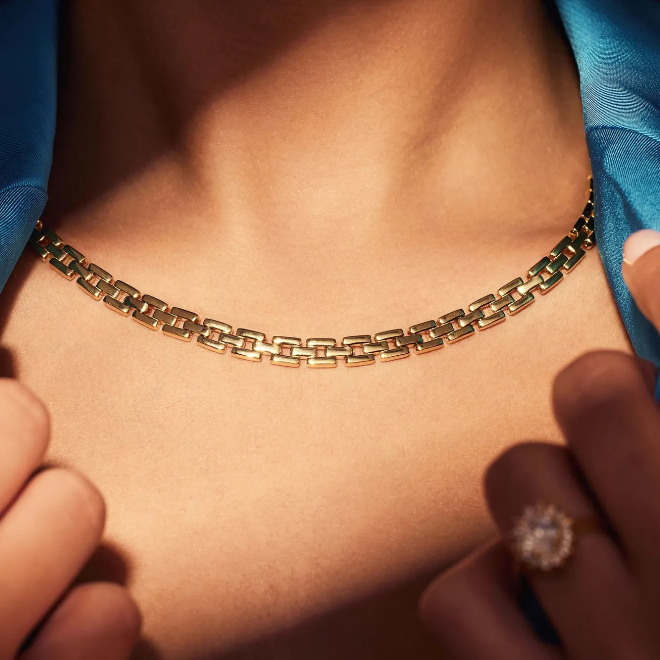 bibbiena_poppi_dante__ste_1.webp Bibbiena Poppi Dante 925 sterling zilver gold plated Schakelketting