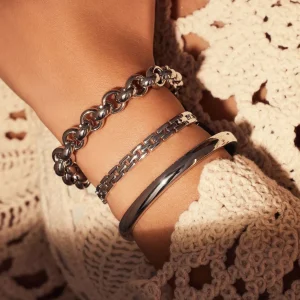 Bibbiena Poppi Dante 925 sterling zilver Schakelarmband