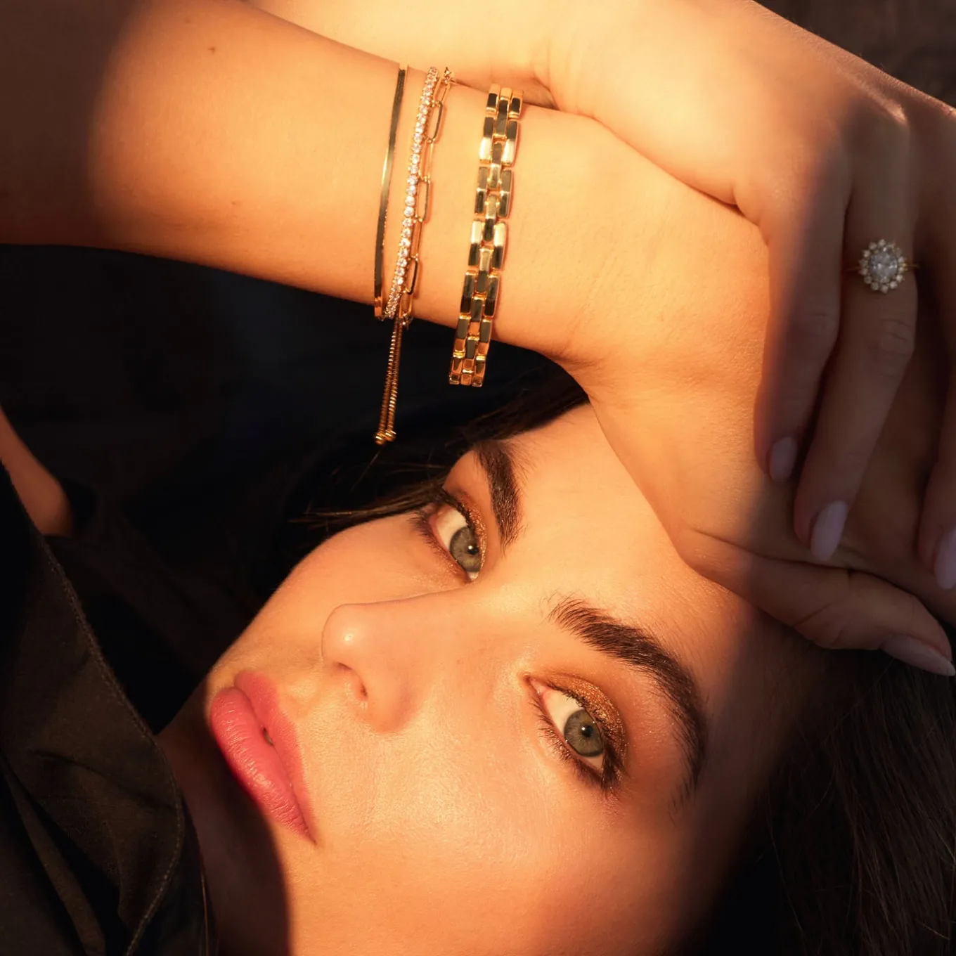 bibbiena_poppi_del_morbo__1.webp Bibbiena Poppi Del Morbo 925 sterling zilver gold plated armband