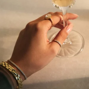 Bibbiena Poppi Del Morbo 925 sterling zilver gold plated armband