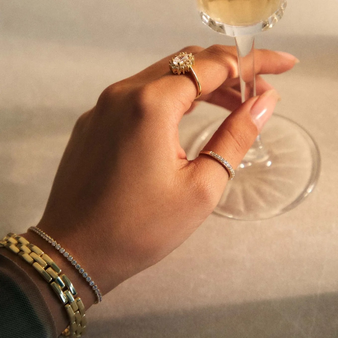 bibbiena_poppi_del_morbo__2.webp Bibbiena Poppi Del Morbo 925 sterling zilver gold plated armband