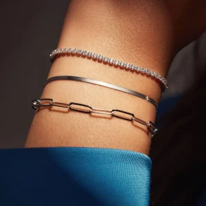 Bibbiena Poppi Felice 925 sterling zilver Schakelarmband