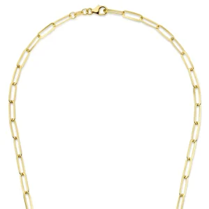 Bibbiena Poppi Felice 925 sterling zilveren gold plated schakel ketting