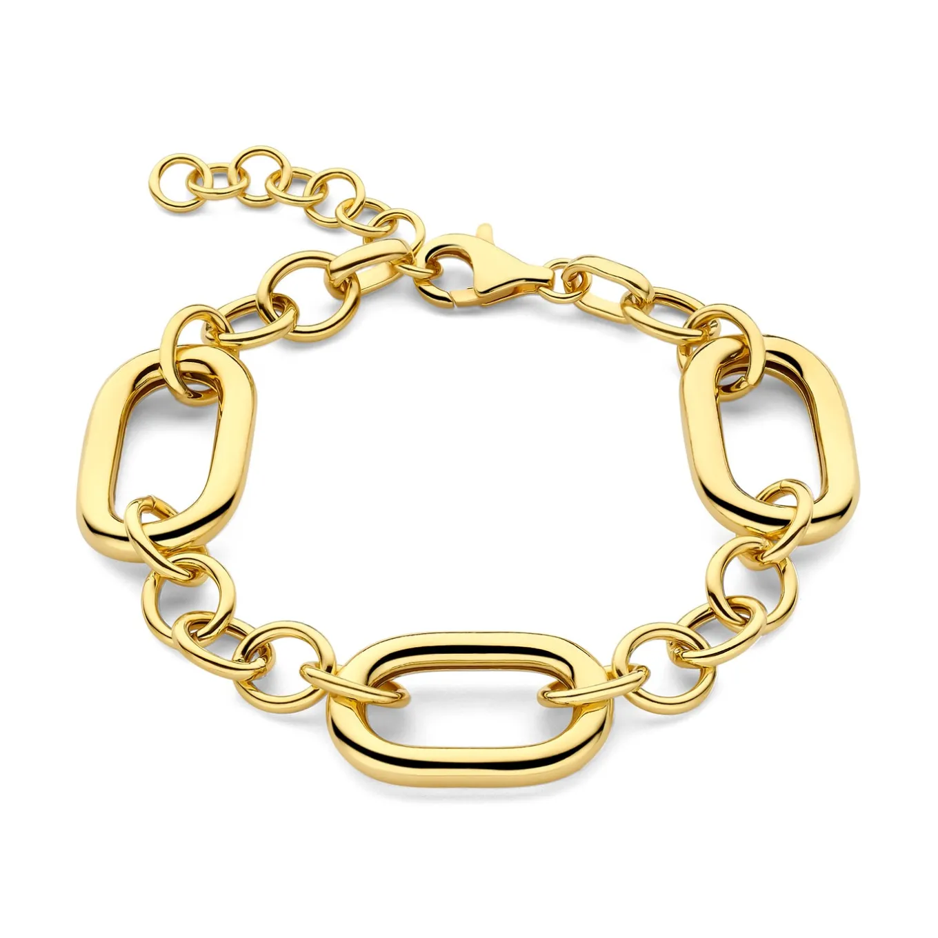 bibbiena_poppi_gionna__st_0-2.webp Bibbiena Poppi Gionna 925 sterling zilver gold plated Schakelarmband