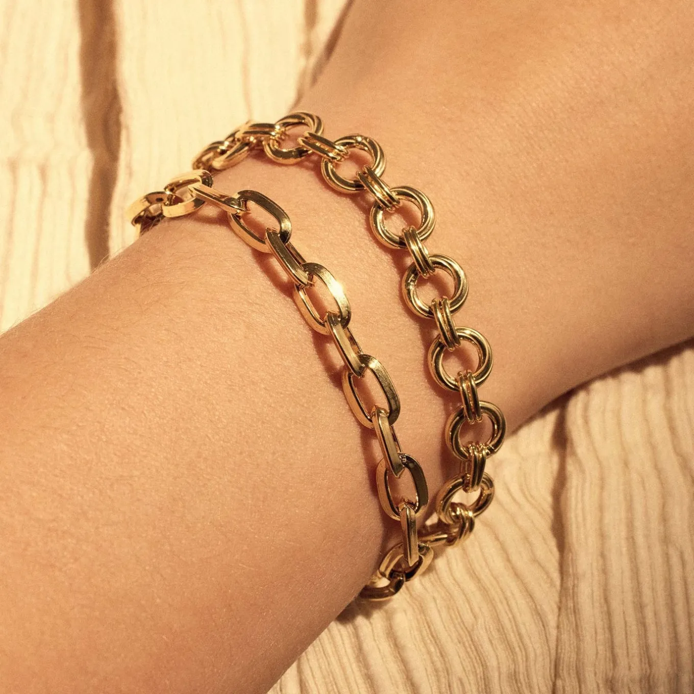 bibbiena_poppi_lucia__ste_1.webp Bibbiena Poppi Lucia 925 sterling zilver gold plated Schakelarmband