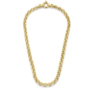 Bibbiena Poppi Lucy 925 sterling zilver gold plated Schakelketting