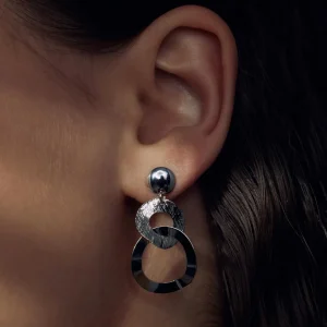 Bibbiena Poppi Madonna 925 sterling zilver Oorhangers