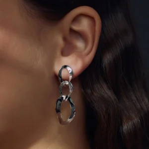 Bibbiena Poppi Madonna 925 sterling zilver Oorhangers