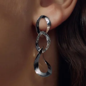 Bibbiena Poppi Madonna 925 sterling zilver Oorhangers