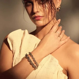 Bibbiena Poppi Mila 925 sterling zilver Schakelarmband