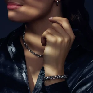 Bibbiena Poppi San Fedele 925 sterling zilver Schakelarmband