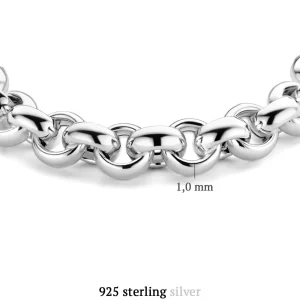 Bibbiena Poppi San Fedele 925 sterling zilver Schakelarmband