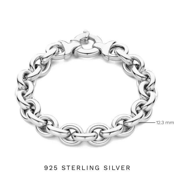 Bibbiena Poppi Tara 925 sterling zilver Schakelarmband