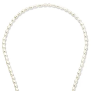 Brioso Cortona Bella 925 sterling zilveren gold plated parel ketting