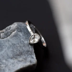 Cento Luci Natale 925 sterling zilveren ring met preciosa kristal