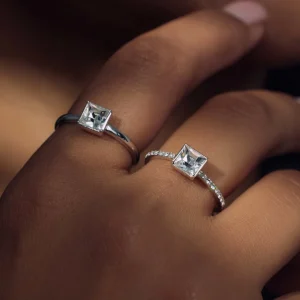 Cento Luci Pia 925 sterling zilveren ring met preciosa kristal