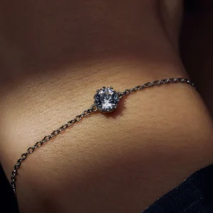 Cento Luci Rosia 925 sterling zilveren armband met zirkonia steen