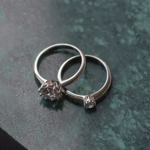 Cento Luci Rosia 925 sterling zilveren ring met zirkonia steen