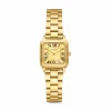 Orologio rechthoekig dameshorloge goudkleurig