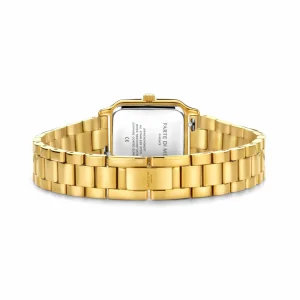 Orologio rechthoekig dameshorloge zilverkleurig