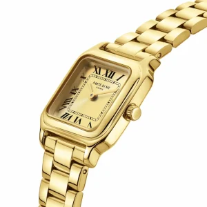 Orologio rechthoekig dameshorloge goudkleurig