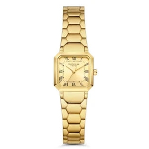 Orologio vierkant dameshorloge goudkleurig
