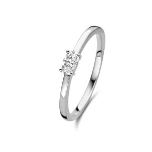 Ponte Vecchio Milena 925 sterling zilveren ring met zirkonia steen