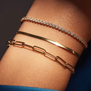 Ponte Vecchio Pitti 925 sterling zilver gold plated armband