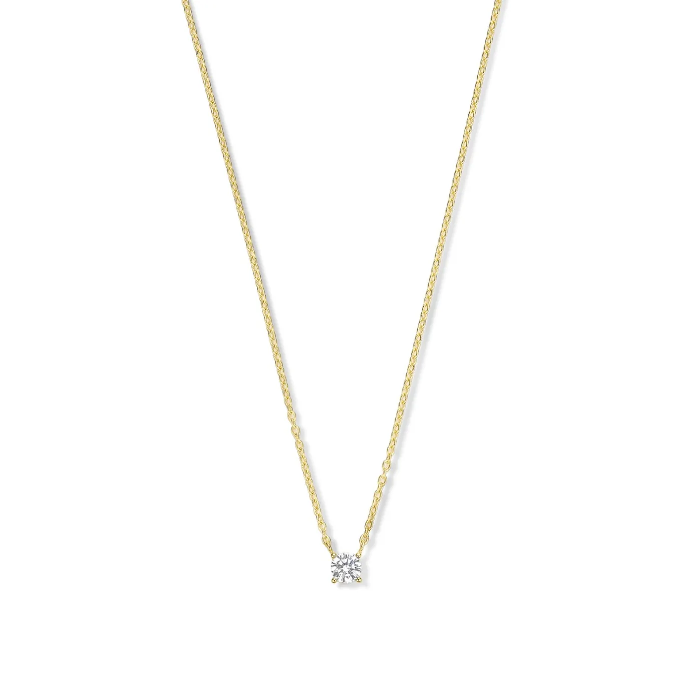 ponte_vecchio_sofia__ster_0-2.webp Ponte Vecchio Sofia 925 sterling zilver gold plated Ketting met zirkonia steen