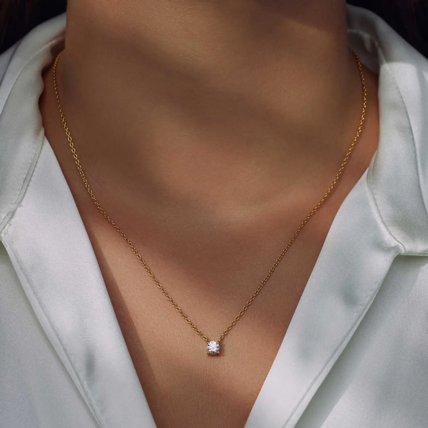 ponte_vecchio_sofia__ster_1-2.webp Ponte Vecchio Sofia 925 sterling zilver gold plated Ketting met zirkonia steen