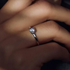 Ponte Vecchio Sofia 925 sterling zilveren ring met zirkonia steen