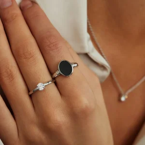 Ponte Vecchio Sofia 925 sterling zilveren ring met zirkonia steen