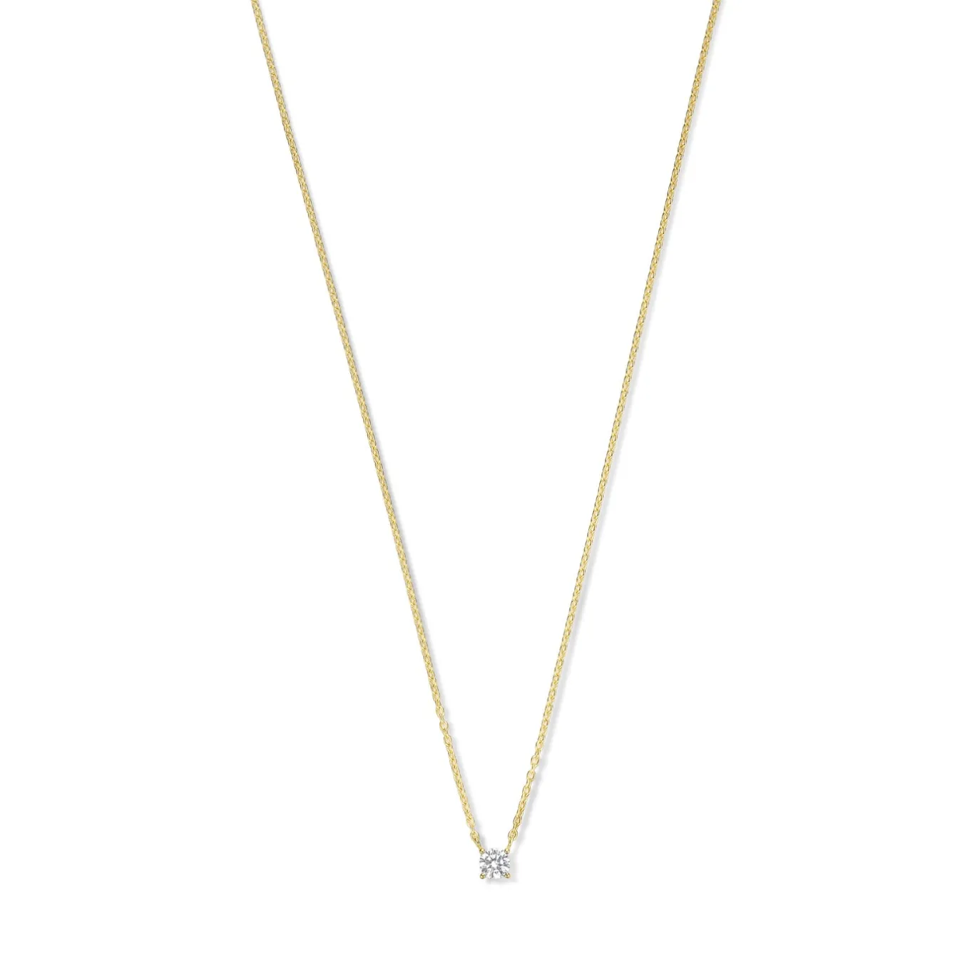 ponte_vecchio_sofia__ster_4-1.webp Ponte Vecchio Sofia 925 sterling zilver gold plated Ketting met zirkonia steen