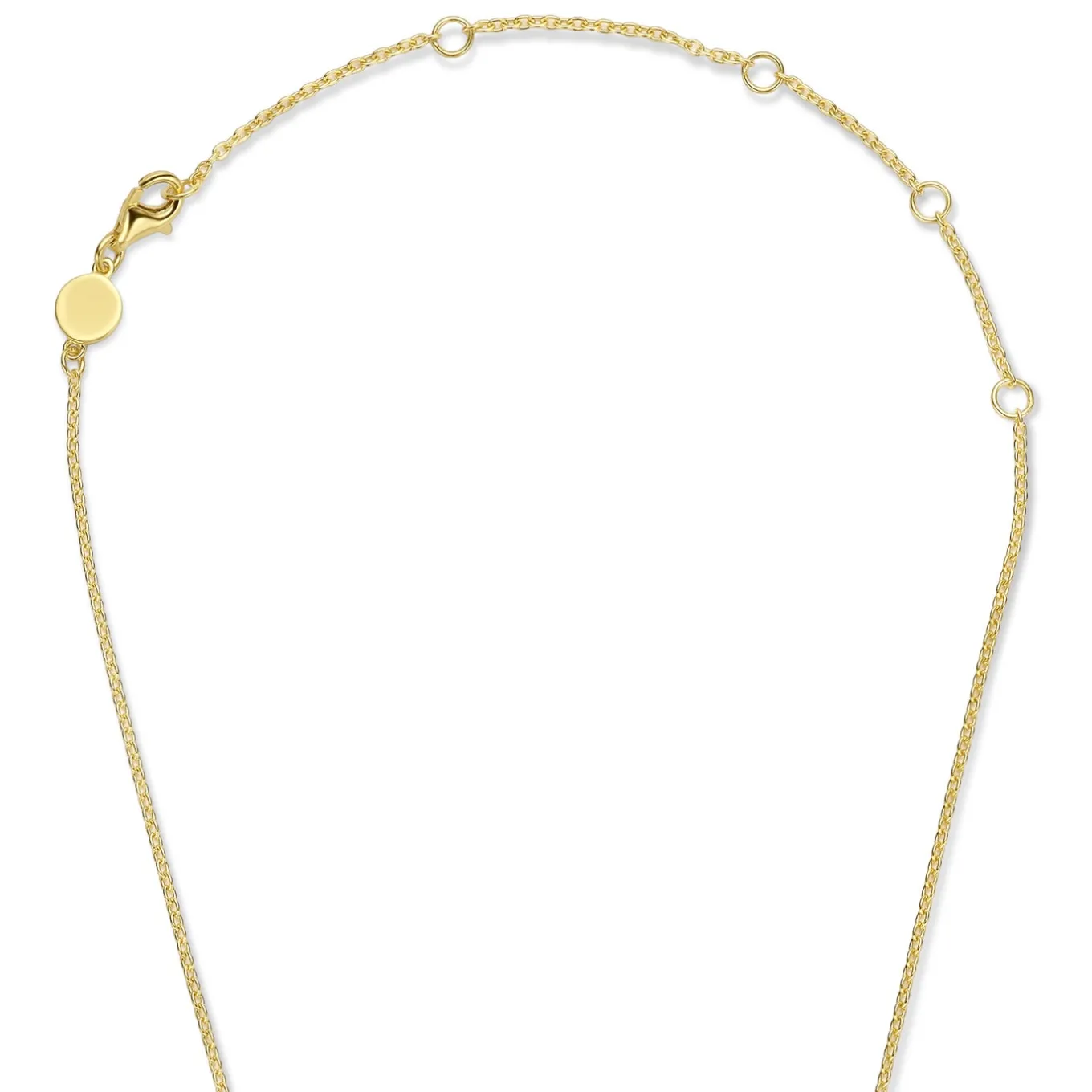 ponte_vecchio_sofia__ster_6-1.webp Ponte Vecchio Sofia 925 sterling zilver gold plated Ketting met zirkonia steen