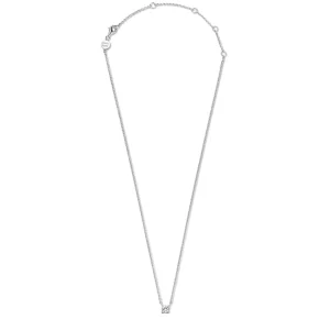 Ponte Vecchio Sofia 925 sterling zilver Ketting met zirkonia steen