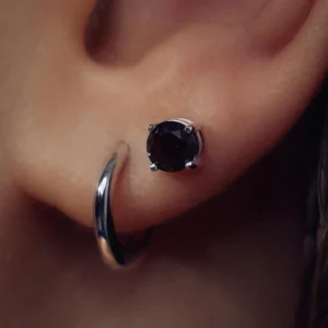 Santa Maria del Fiore 925 sterling zilver Oorknoppen met zirkonia