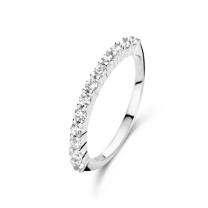 Santa Maria della Base 925 sterling zilveren ring met zirkonia stenen