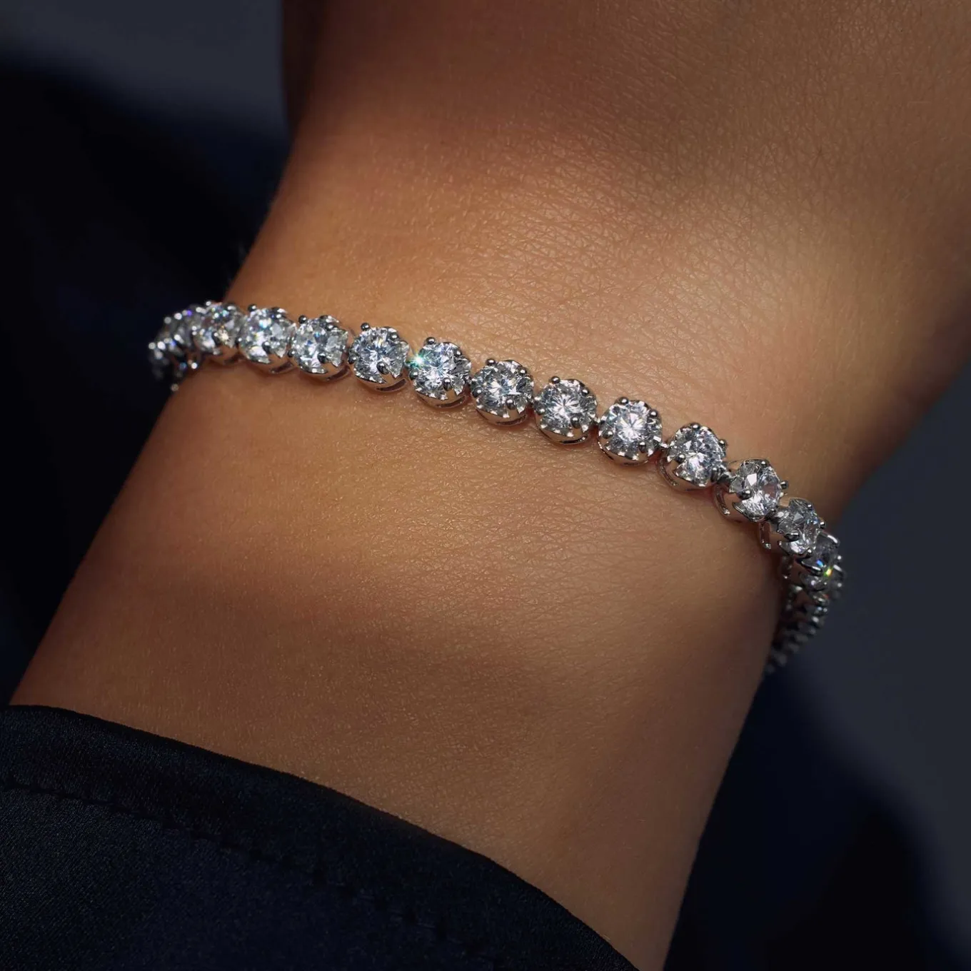 santa_maria_della_base__s_1-1.webp Santa Maria della Base 925 sterling zilveren armband met zirkonia stenen