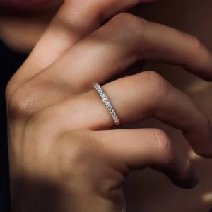 Santa Maria della Base 925 sterling zilveren ring met zirkonia stenen