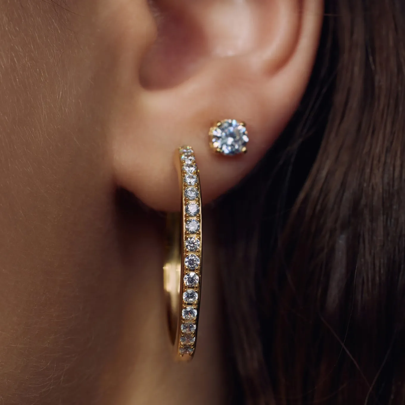 santa_maria_della_base__s_2-10.webp Santa Maria della Base 925 sterling zilver gold plated Creolen met zirkonia stenen