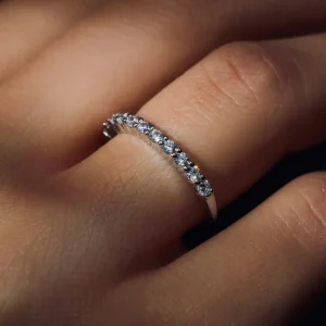 Santa Maria della Base 925 sterling zilveren ring met zirkonia stenen