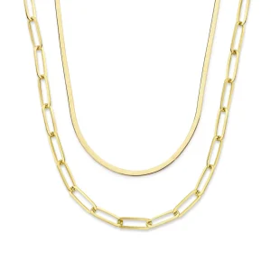 Sorprendimi 925 sterling zilveren gold plated Ketting geschenkset