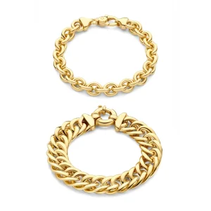 Sorprendimi 925 sterling zilver gold plated armband giftset